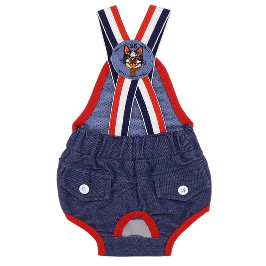 Dog Washable Diaper Overall Clothing Pants