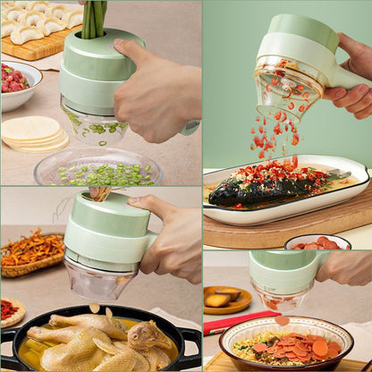 Kitchen Chopper - Multi-functional Electric Vegetable Cutter