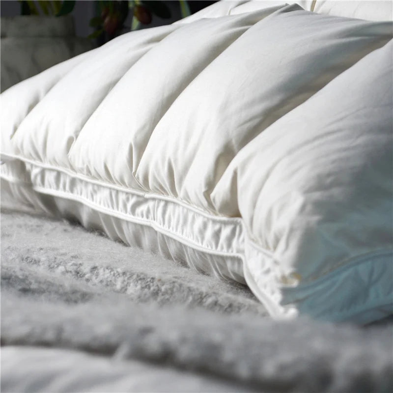 Aura Premium Natural Goose Down Pillow Set (Pair)