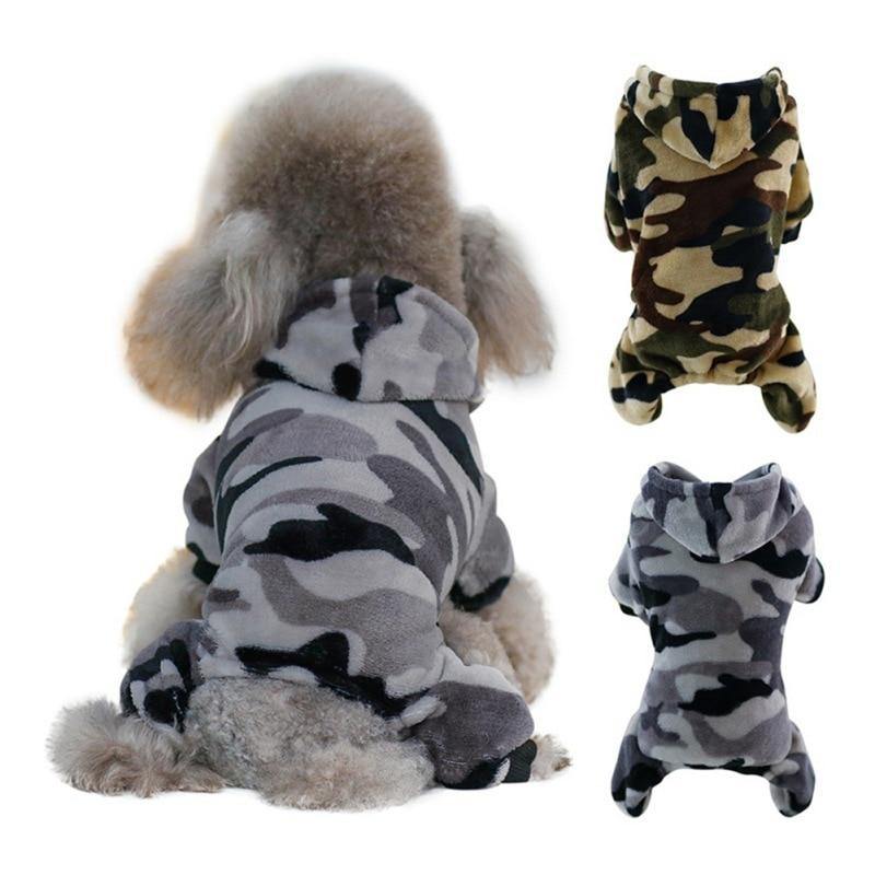 Camouflage Thick Dog Sweater