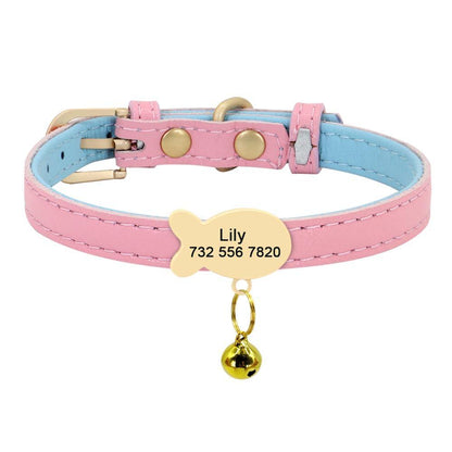 Cute Personalized BellFish Collar