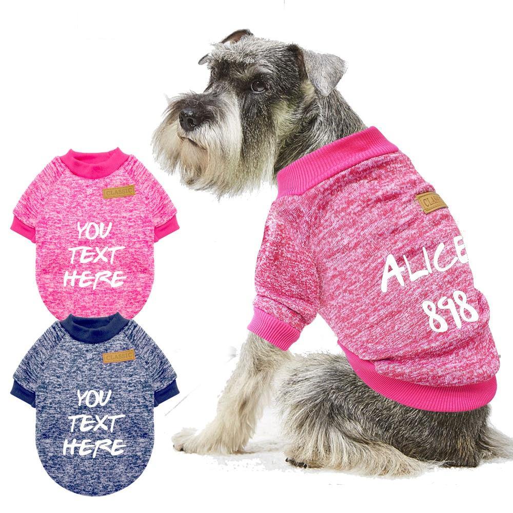 Custom Personalized Dog Sweater Vest