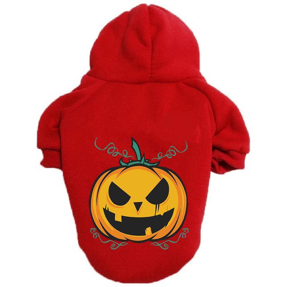 Halloween Dog Pumpkin Sweatshirt Hoodie