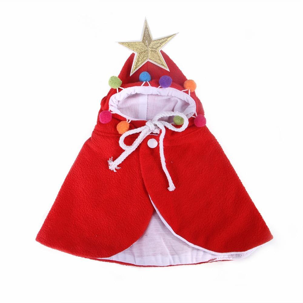 Christmas Cat Star Cape Costume