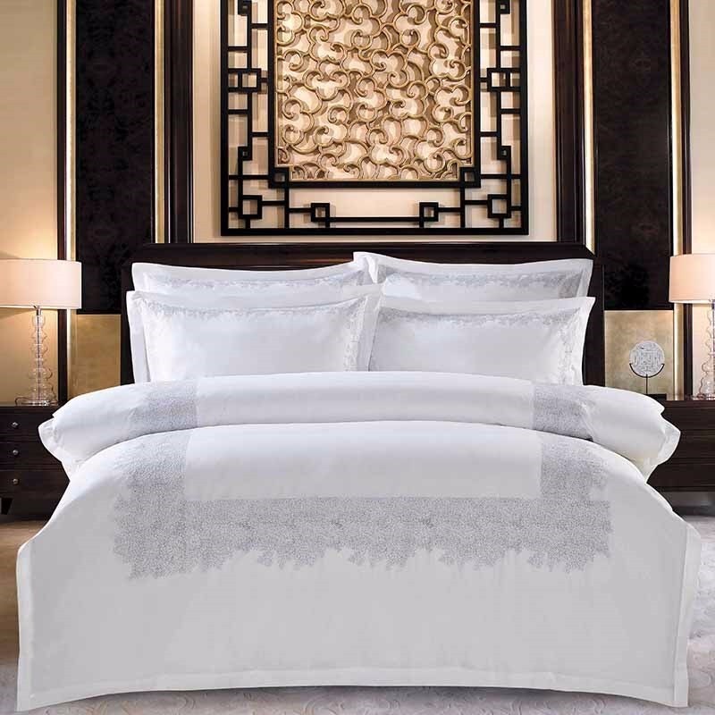 Hazel Hotel Stitch Egyptian Cotton Duvet Cover Set