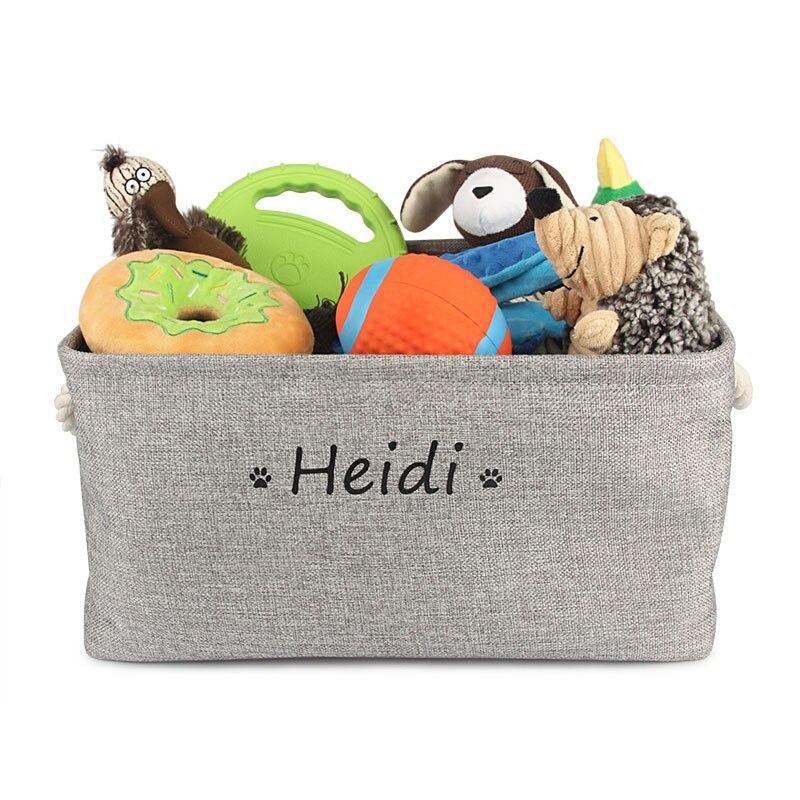 Solid Pet Toy Custom Storage Basket
