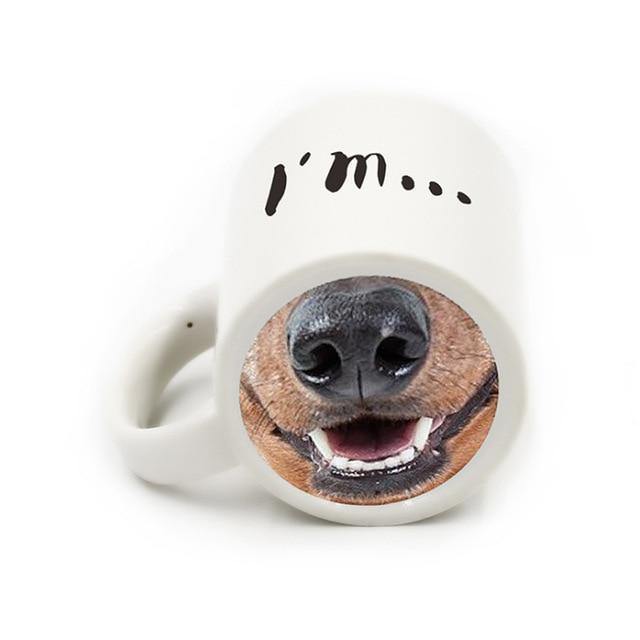 Funny Dog Nose Mug