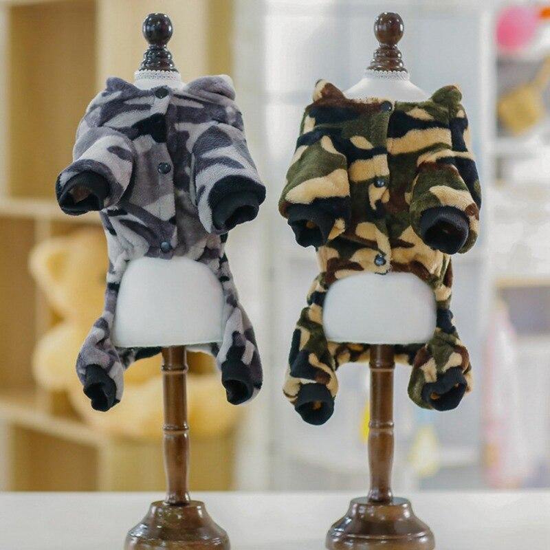 Camouflage Thick Dog Sweater