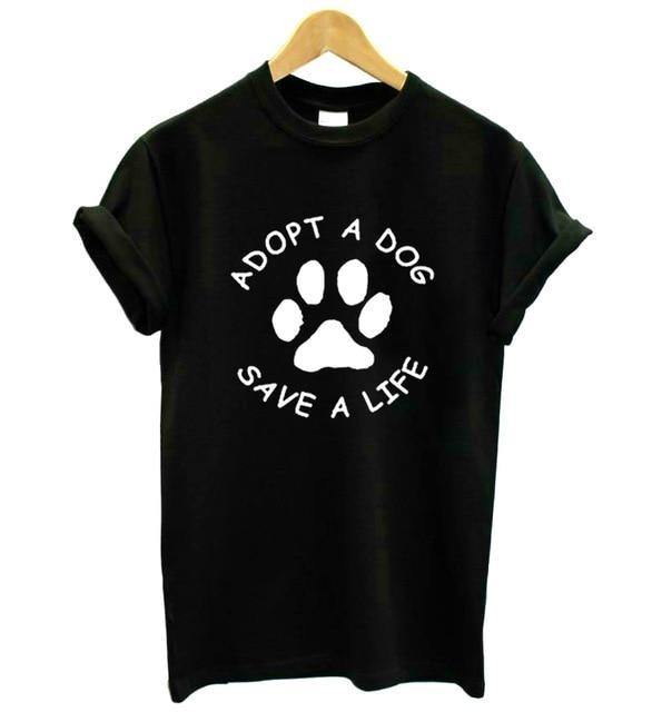 Adopt A Dog T-Shirt Women