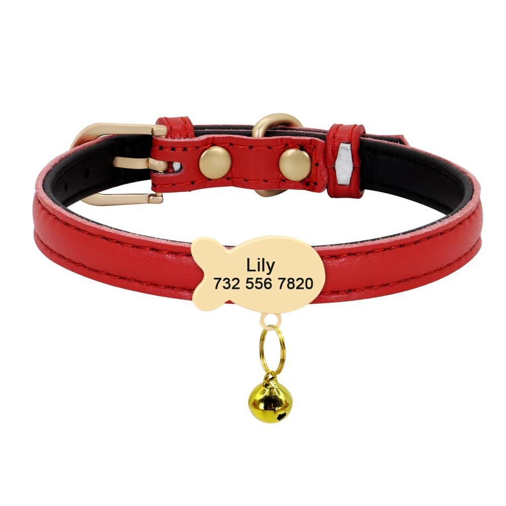 Cute Personalized BellFish Collar