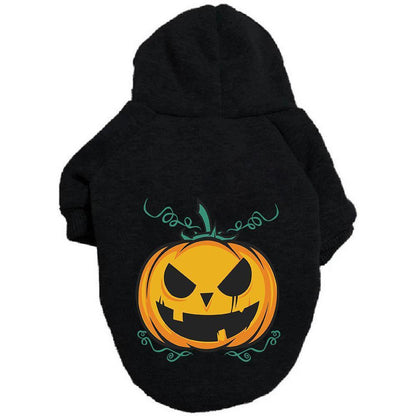 Halloween Dog Pumpkin Sweatshirt Hoodie