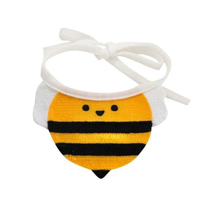 Bee/Flower Nature Designed Dog Neck Bandana
