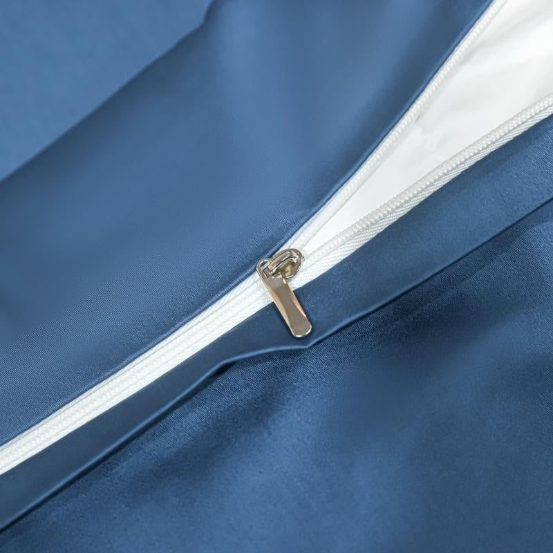 Neo Royal Blue Cotton Duvet Cover Set