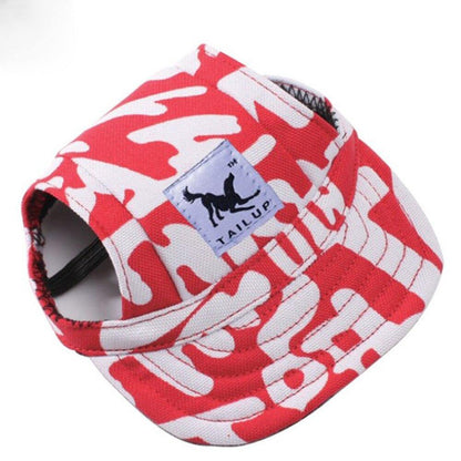 Basic Colorful Dog Sun Protection Baseball Cap