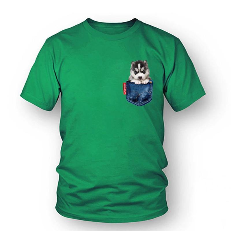 Husky Dog T-Shirt Women