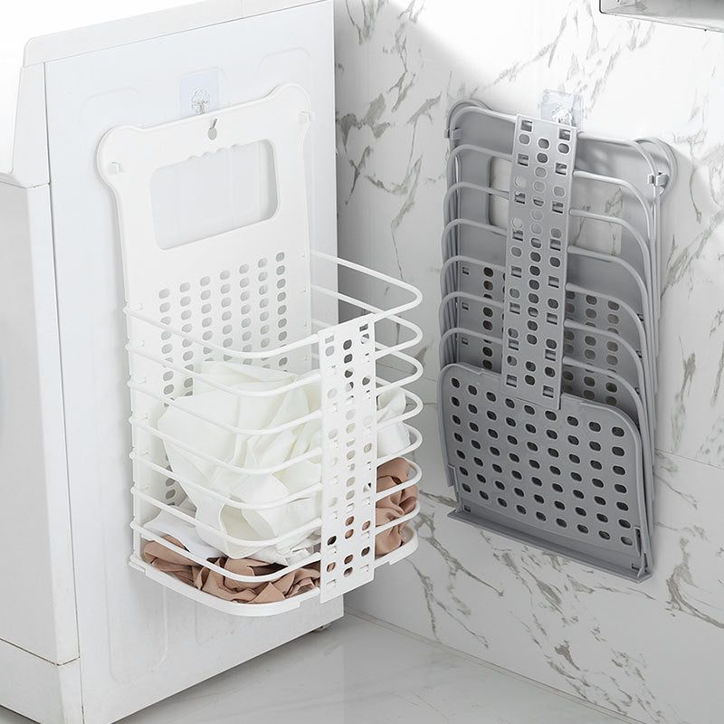 Foldable Laundry Storage Basket With Handle