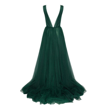 Emerald Green Evening Gown