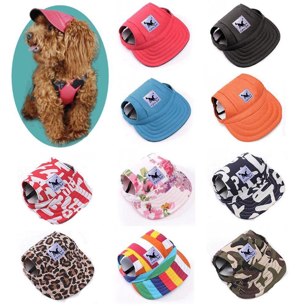 Basic Colorful Dog Sun Protection Baseball Cap