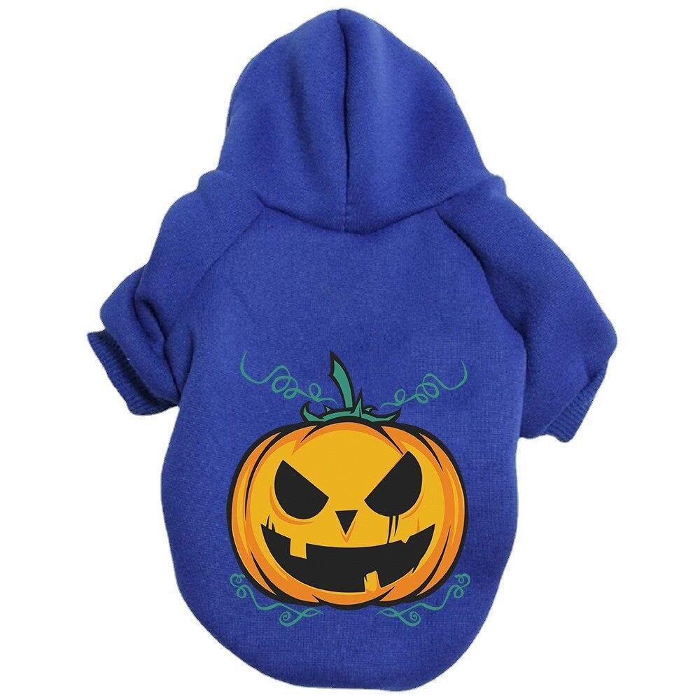 Halloween Dog Pumpkin Sweatshirt Hoodie