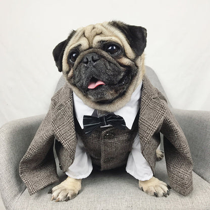 Dog Wedding Party Suit Tuxedo Coat Costume