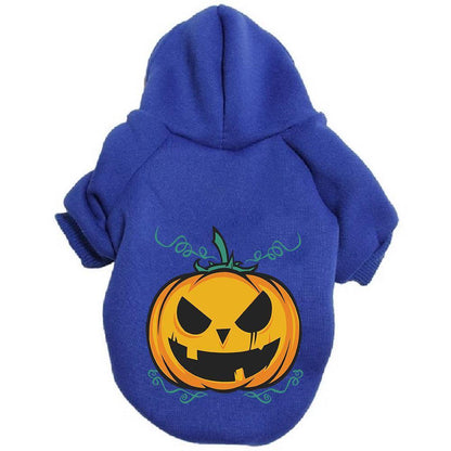 Halloween Dog Pumpkin Sweatshirt Hoodie