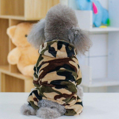 Camouflage Thick Dog Sweater