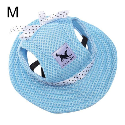 Outdoor Dog Hiking Tailup Ear Hat