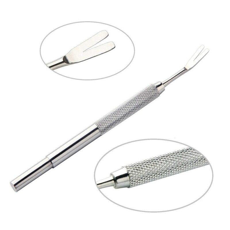 Stainless Steel Pet Dog Flea Tick Removal Double Tweezers Cat Tool