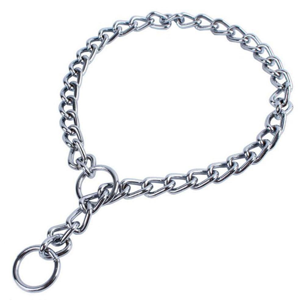 Stainless Steel Dog Iron Puppy Collar Traction Rope