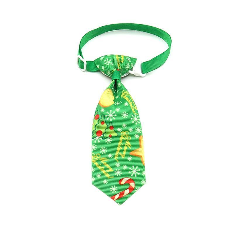 Pet Dog Cat Christmas Bow Tie Collar Accessories