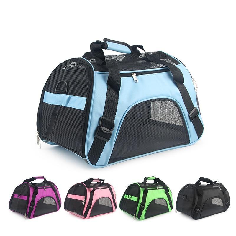Portable Dog Carrier Mesh Travel Pet Bag