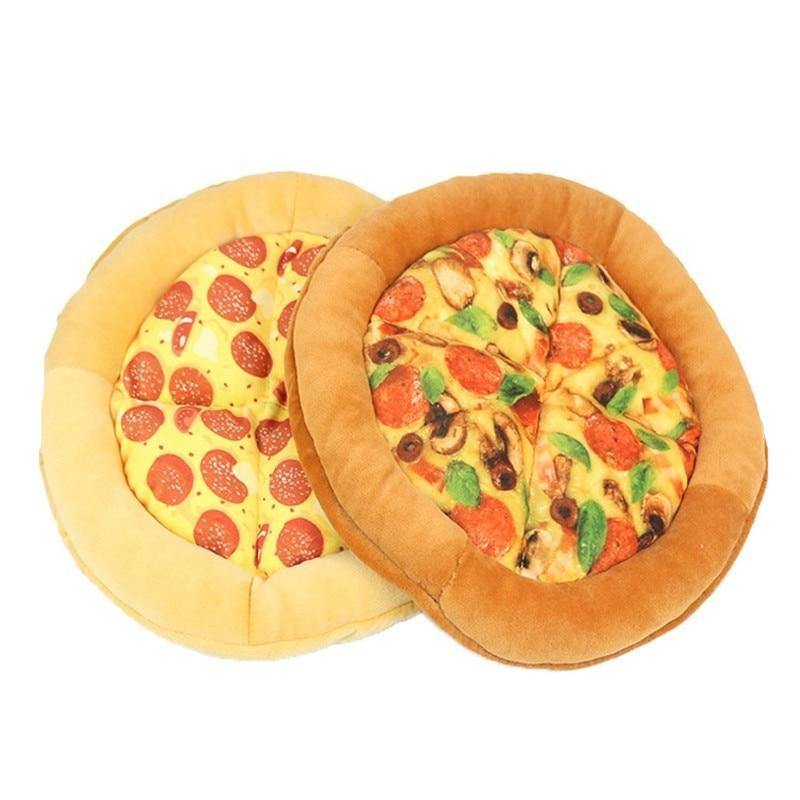 Pet Plush Toy Squeaky Pizza Pie