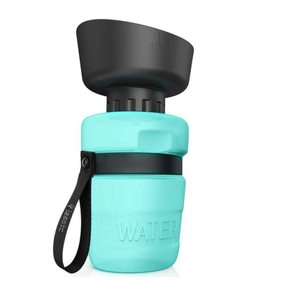 Portable Dog Water Bottle Drinking Bowl Upgraded 2 in 1 Pet Travel Bowl