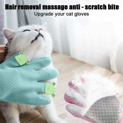 Pet De-shedding Glove Brush Cat Comb Dog Hair Tool