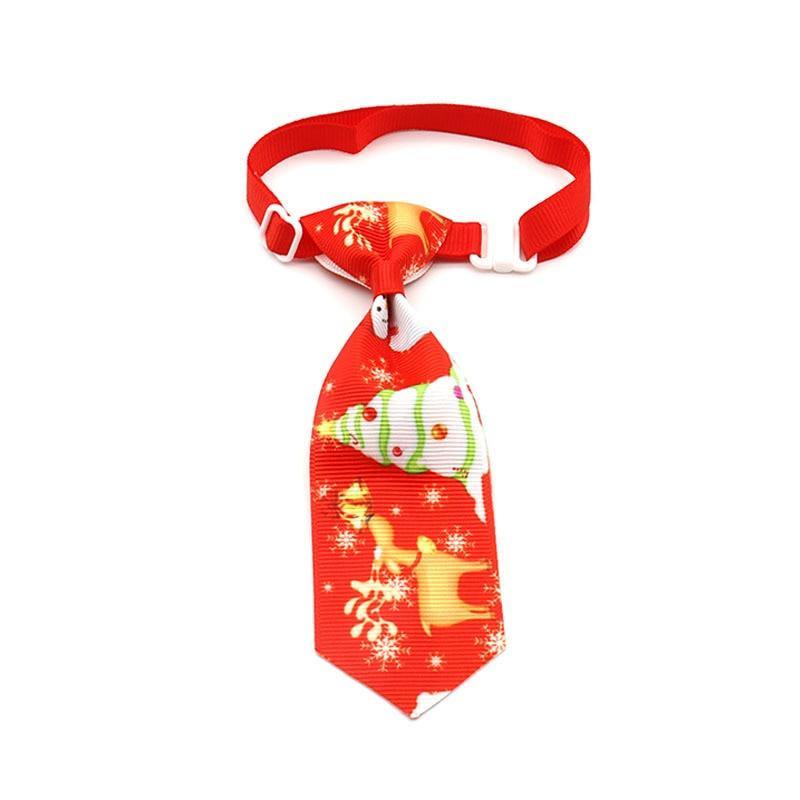 Pet Dog Cat Christmas Bow Tie Collar Accessories