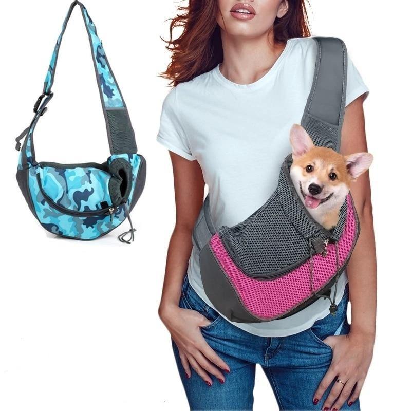 One Sided Strapped Pet Dog Shoulder Carrier Travel Bag