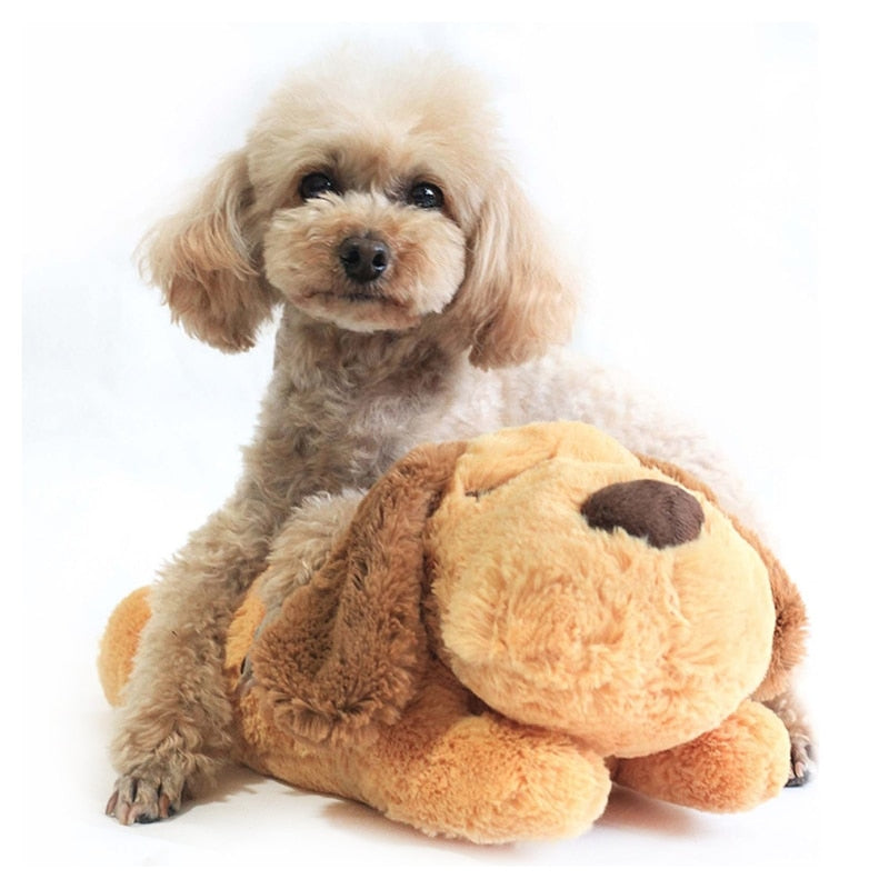 Cute Plush Dog Snuggle Sleep Heart Toy Bear