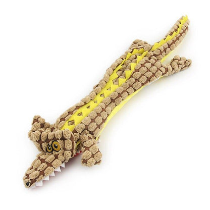 Crocodile Flat Squeaker Toy