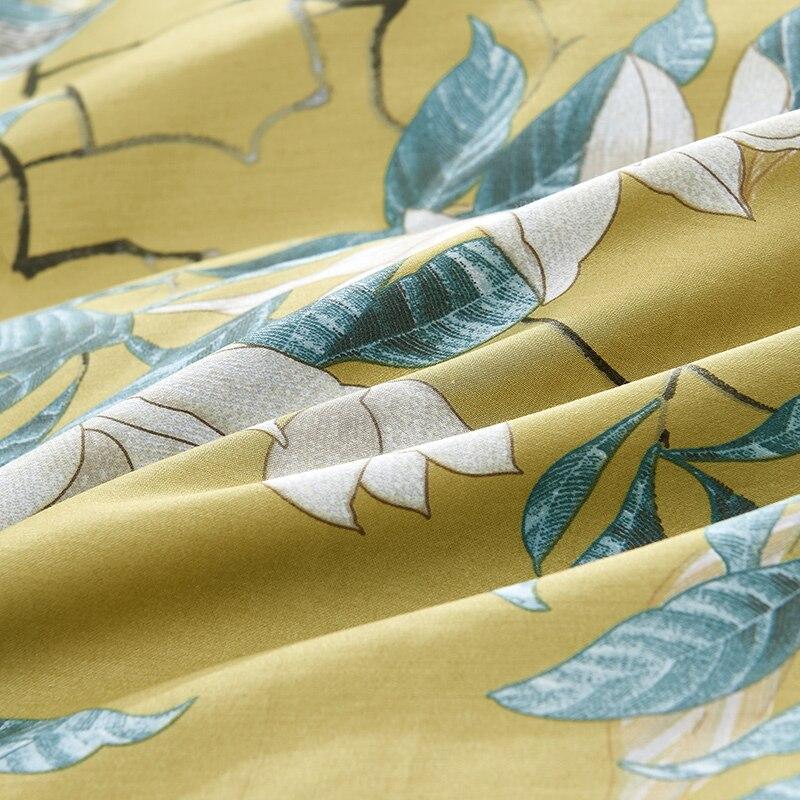 Solarosa Yellow Silky Egyptian Cotton Duvet Cover Set