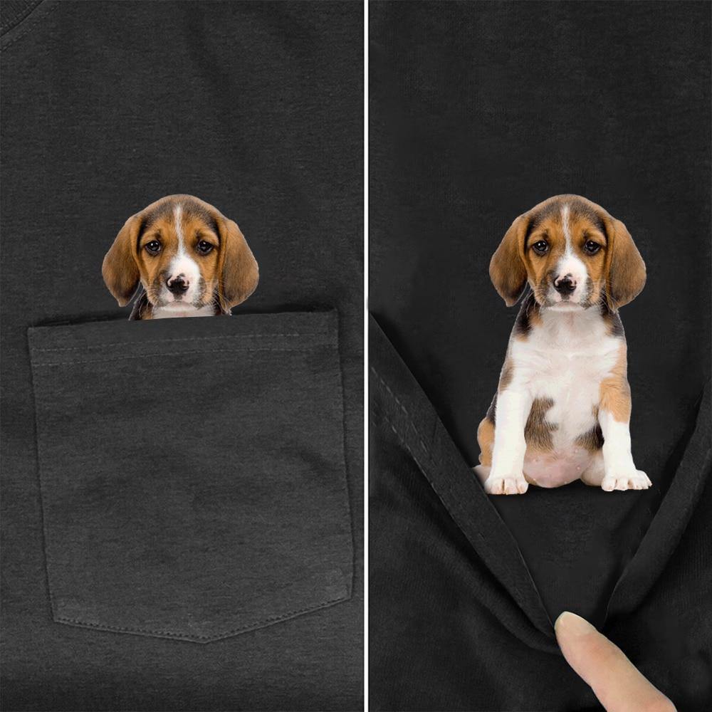 Beagle Cute Pocket Dog T-Shirt