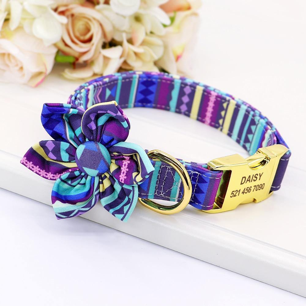 Personalized Artful Bow Collar