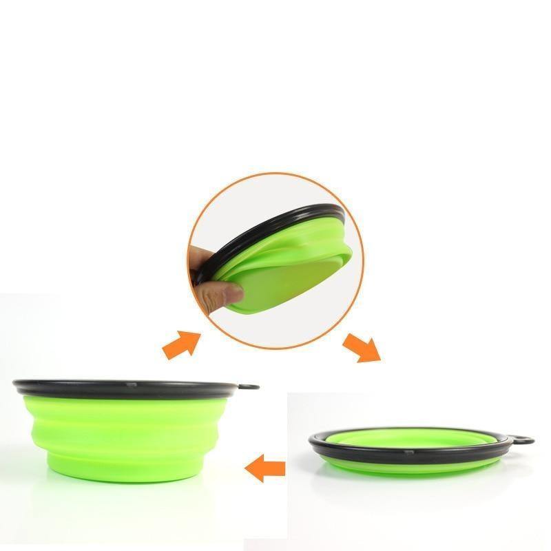 Collapsible Silicone Folding Travel Bowl
