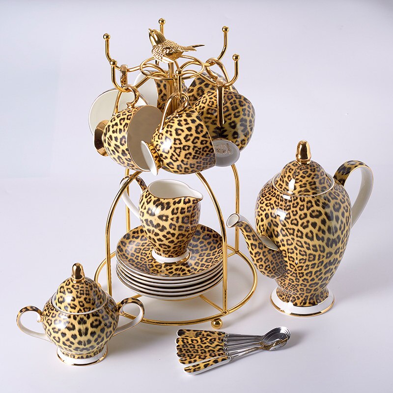 Luxury Leopard Mug Set
