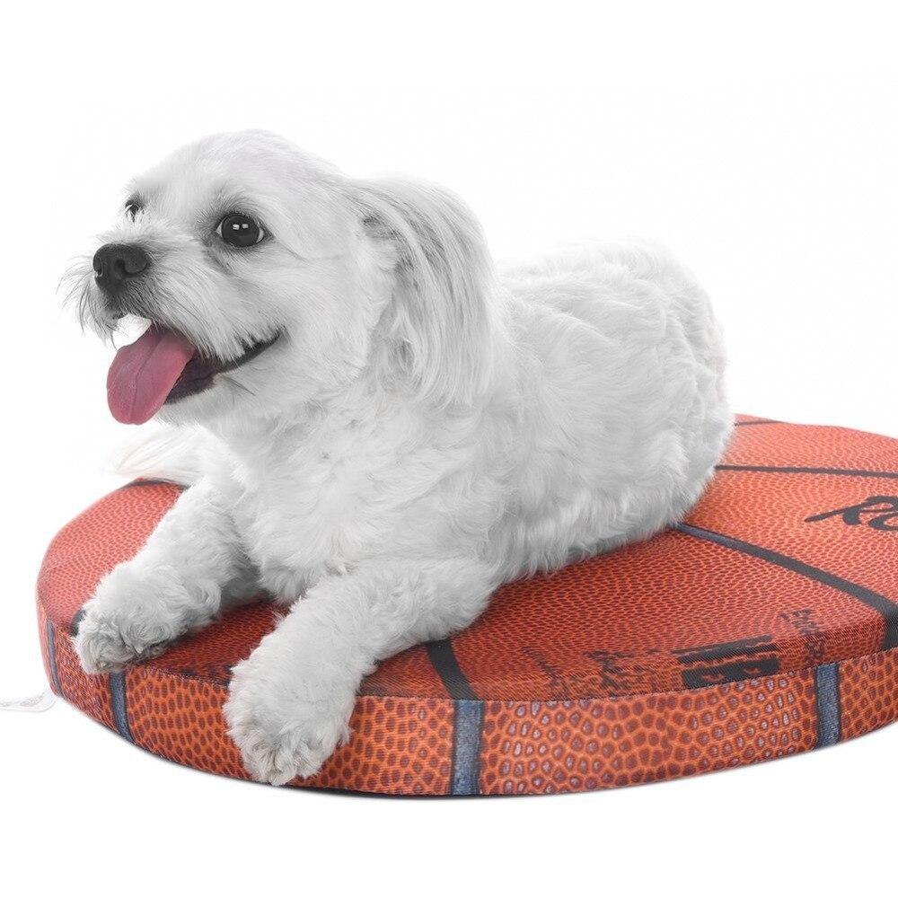 Basketball Shaped Dog Mat Cushion Bed