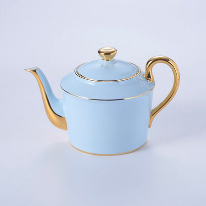 Madaluza Luxury Gold Blue Bone China Tea/Coffee Set