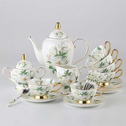 Floreziya Ceramic Bone China Tea/Coffee Set