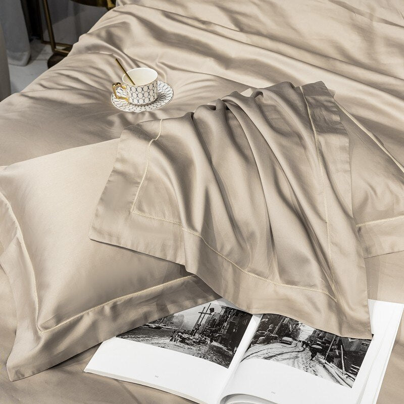 Wendy Solid Egyptian Cotton Duvet Cover Set