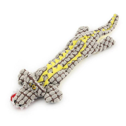Crocodile Flat Squeaker Toy