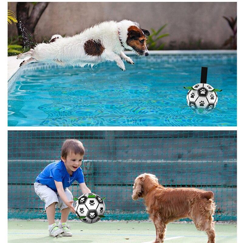 Dog Outdoor Interactive Soccer Chew Ball Bite Toy