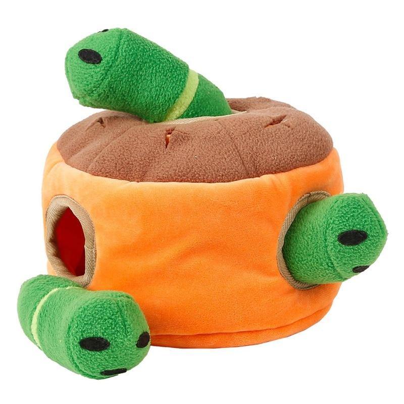 Dog Snuffle Cute Worm Food Toy